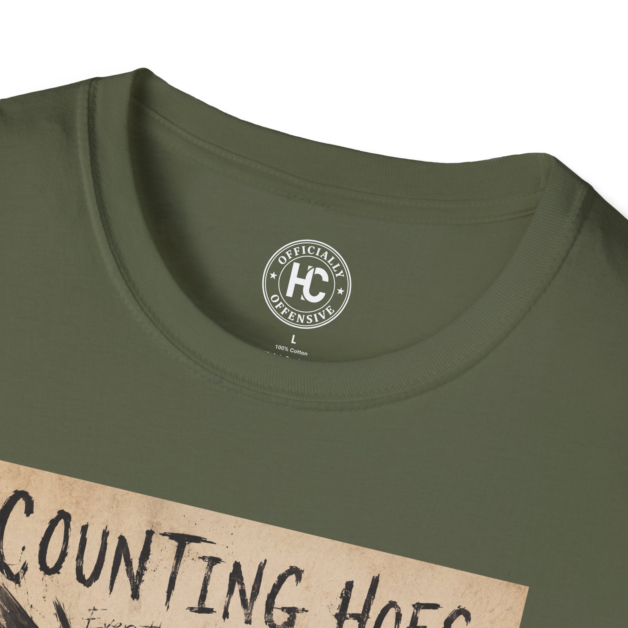 Counting Hoes Tee Front Only – Hoes Clothes