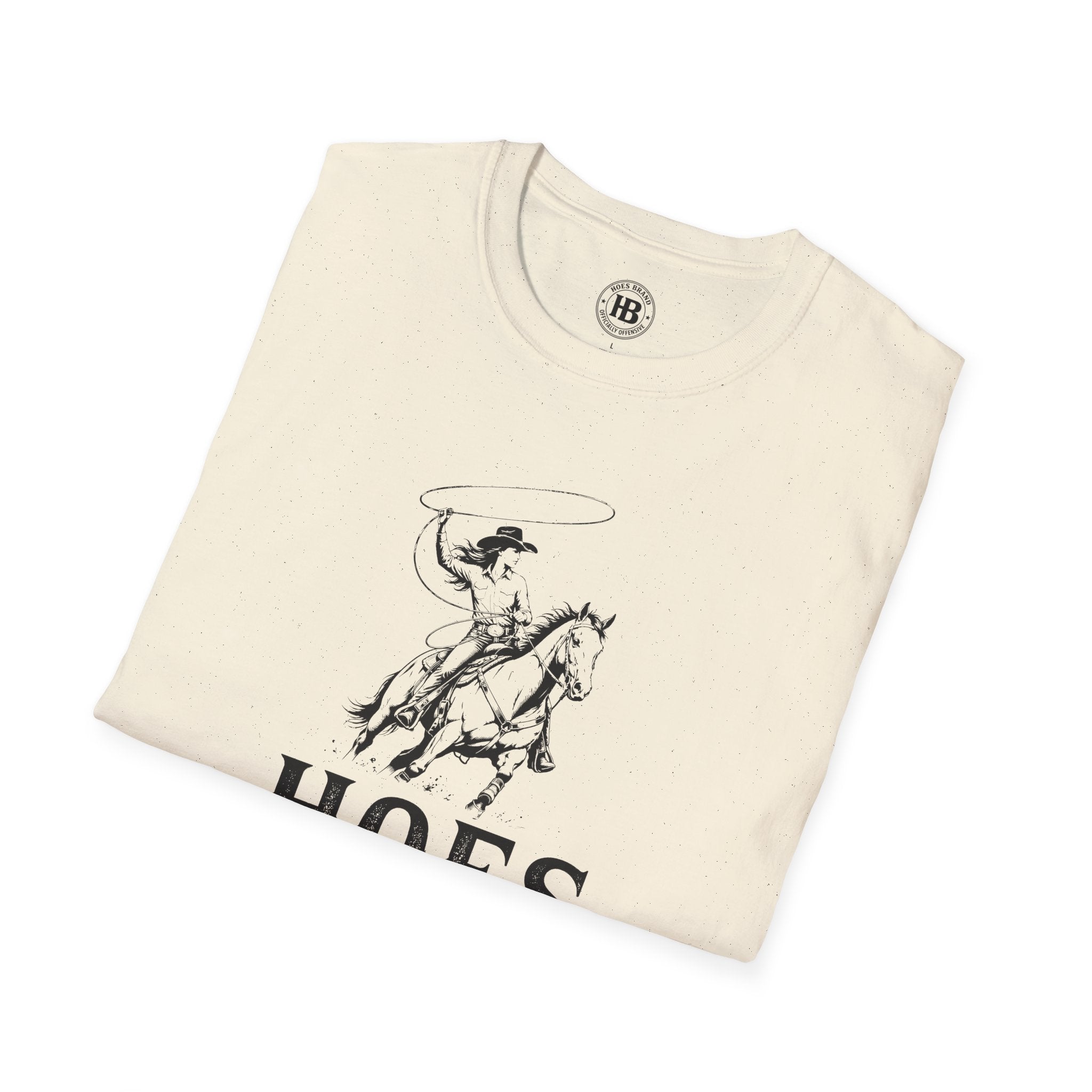 Hoes Ranch Front Only Tee – She Rides – Hoes Clothes