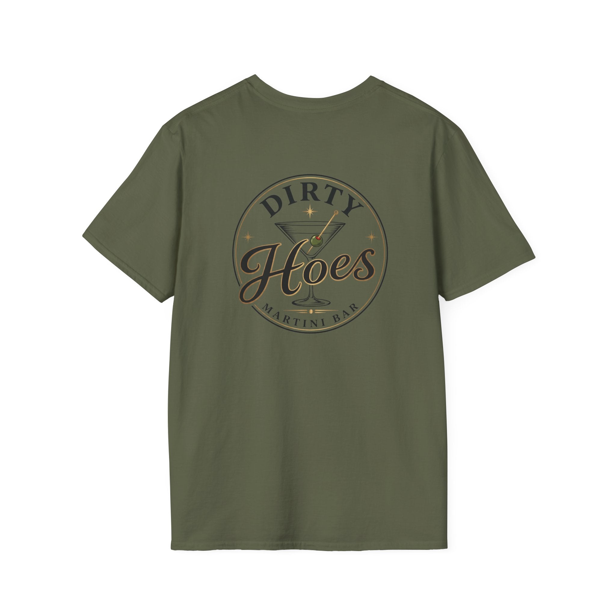 Dirty Hoes Martini Bar Front & Back Tee – Hoes Clothes