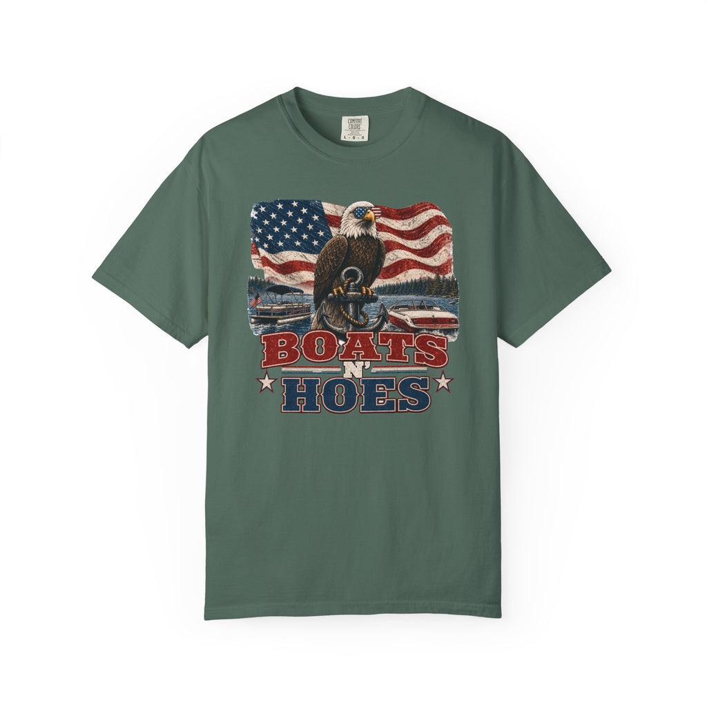 Boats and Hoes Patriotic Shirt