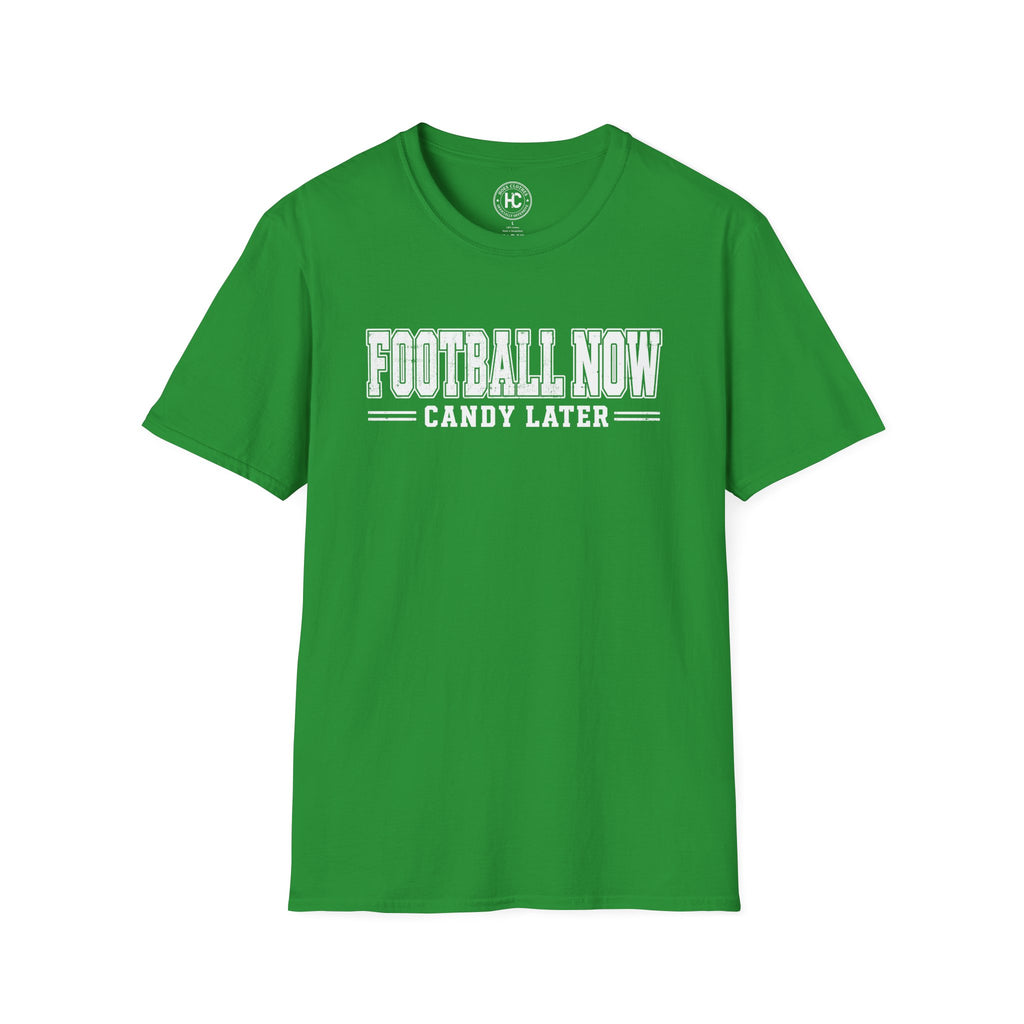 Football Now Candy Later Tee