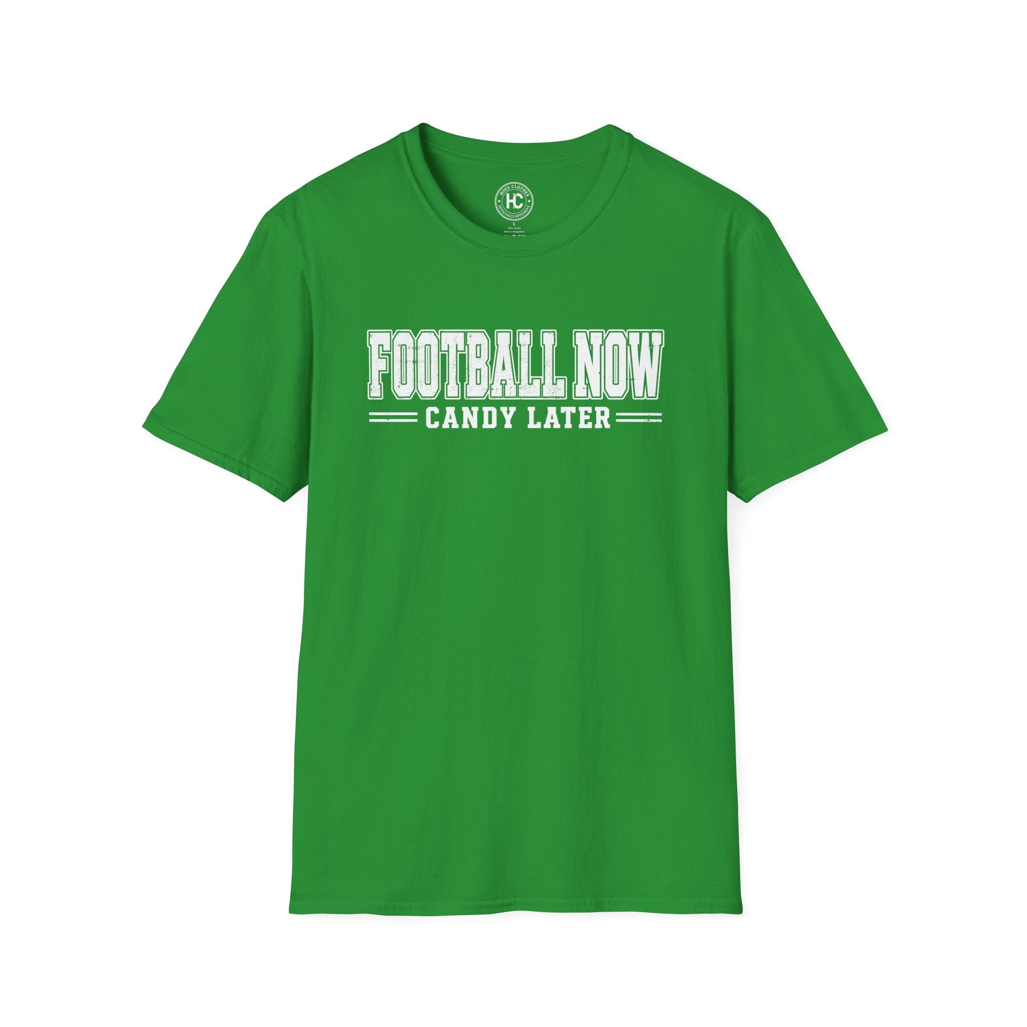 Football Now Candy Later Tee