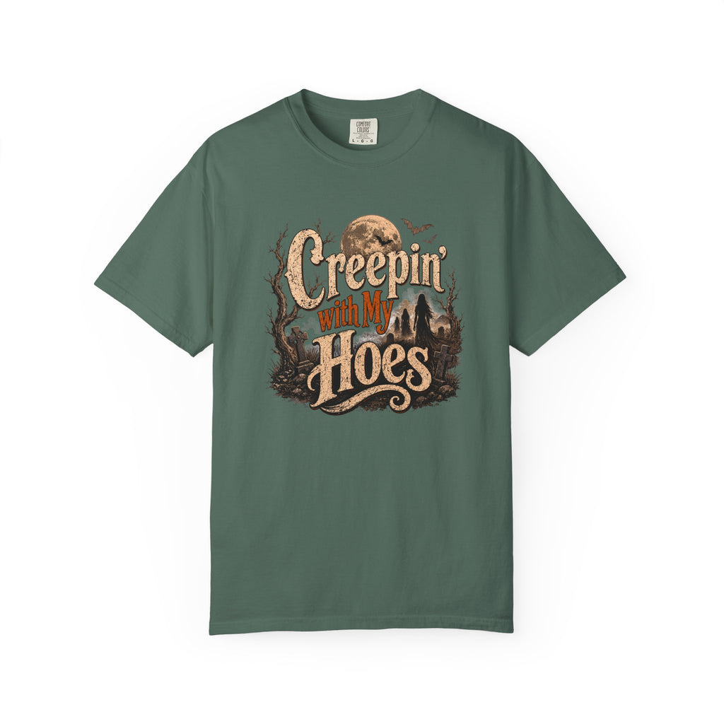 Creepin’ With My Hoes Graveyard Halloween Tee
