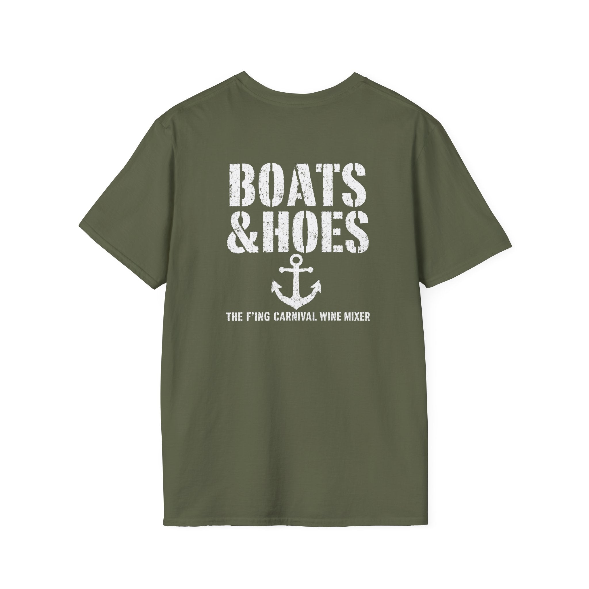 Boats and Hoes Mixer Full Back Only Print Tee – Hoes Clothes