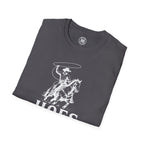 Hoes Ranch Front Only Tee – He Rides – Hoes Clothes