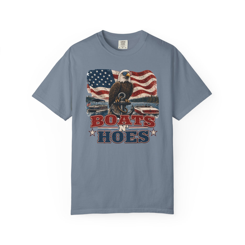 Boats and Hoes Patriotic Shirt
