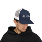 TW Logo Trucker Hat - Adjustable Snapback Mesh Cap