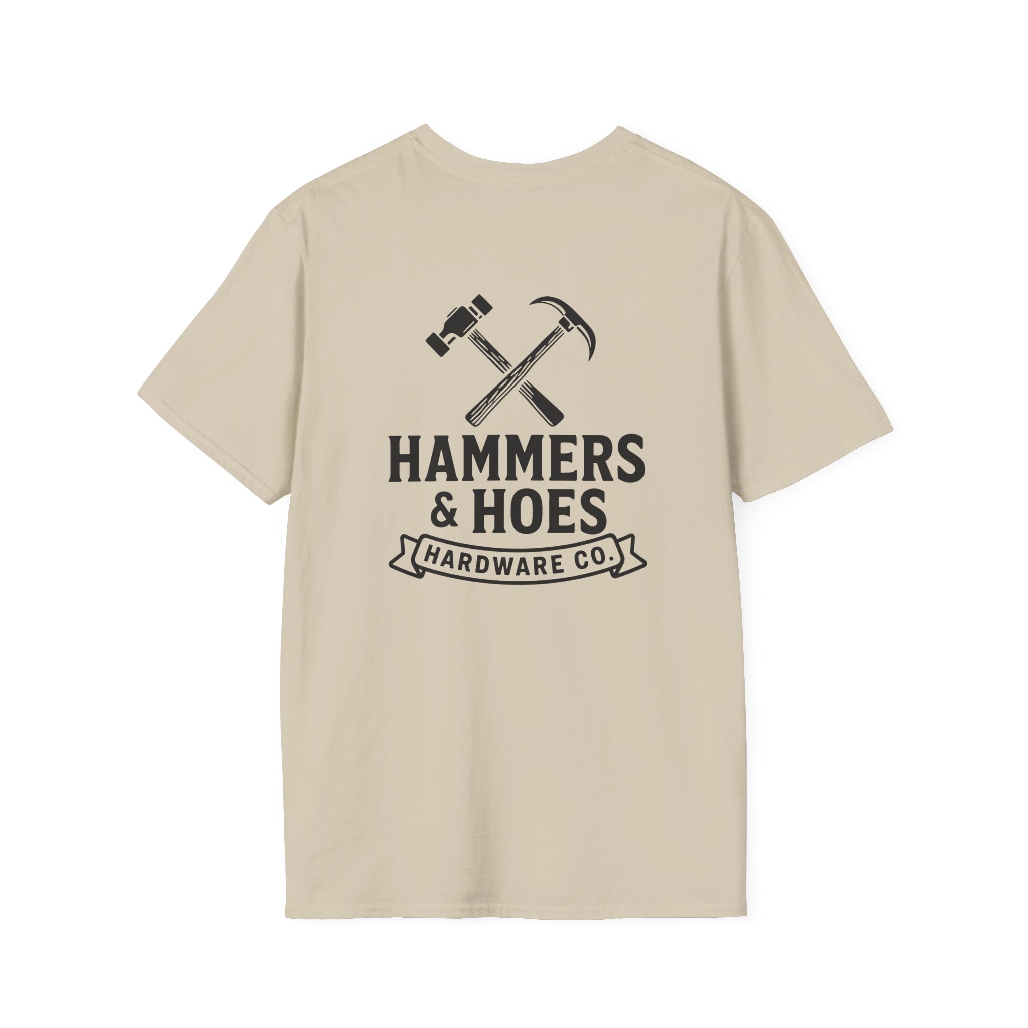 Hammers & Hoes Hardware Co. Front & Back Tee – Hoes Clothes