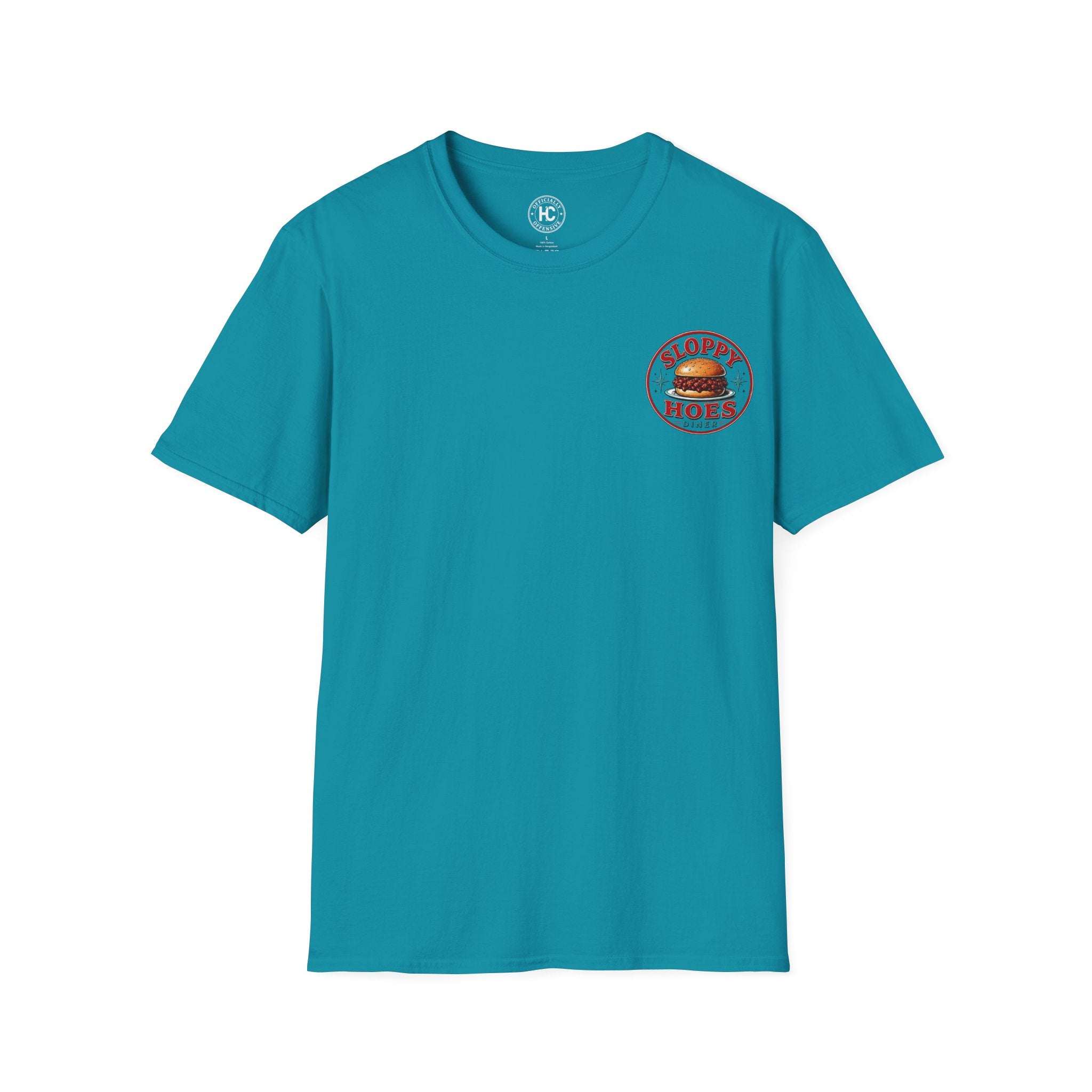 Sloppy Hoes Diner Full Color Front & Back Tee – Hoes Clothes