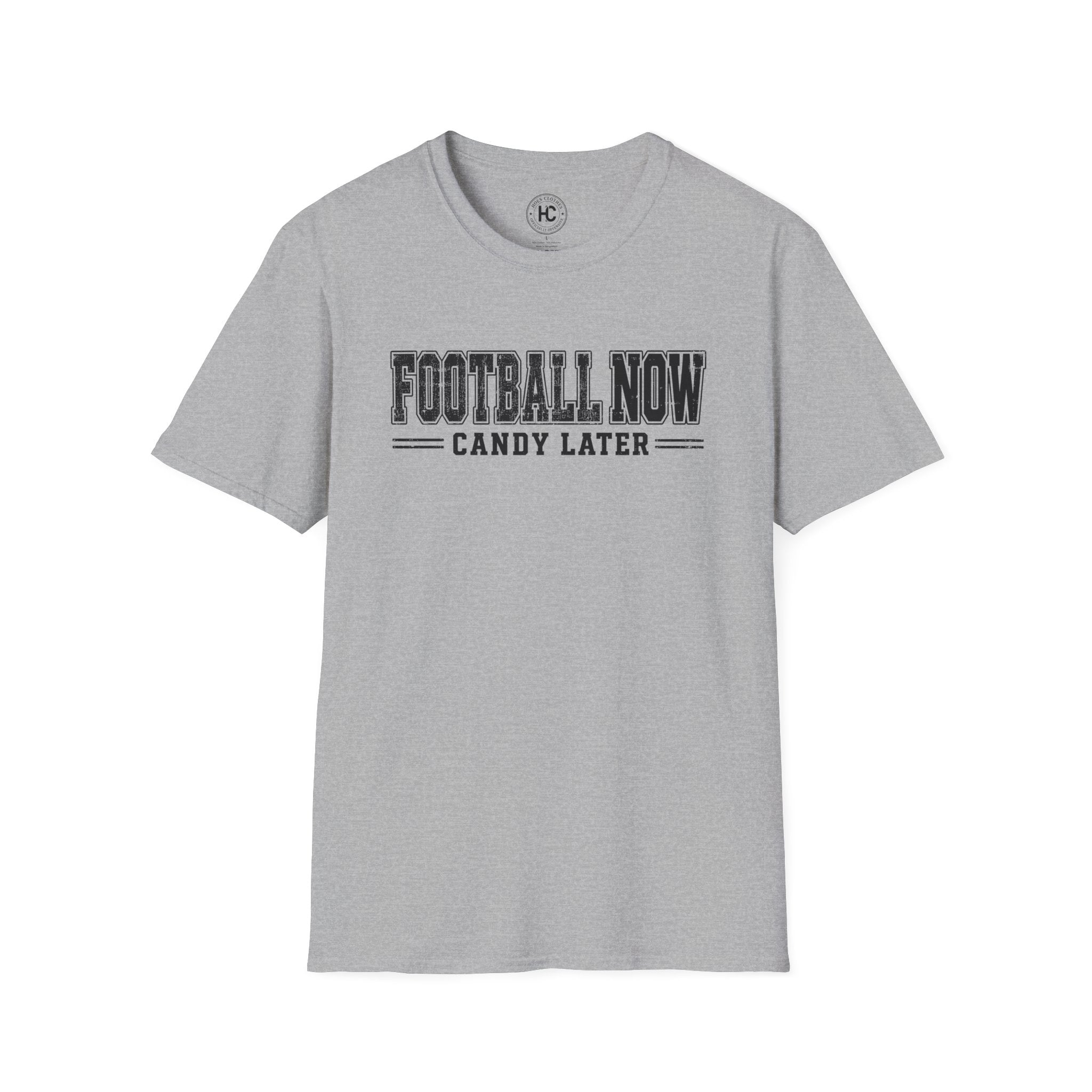 Football Now Candy Later Tee