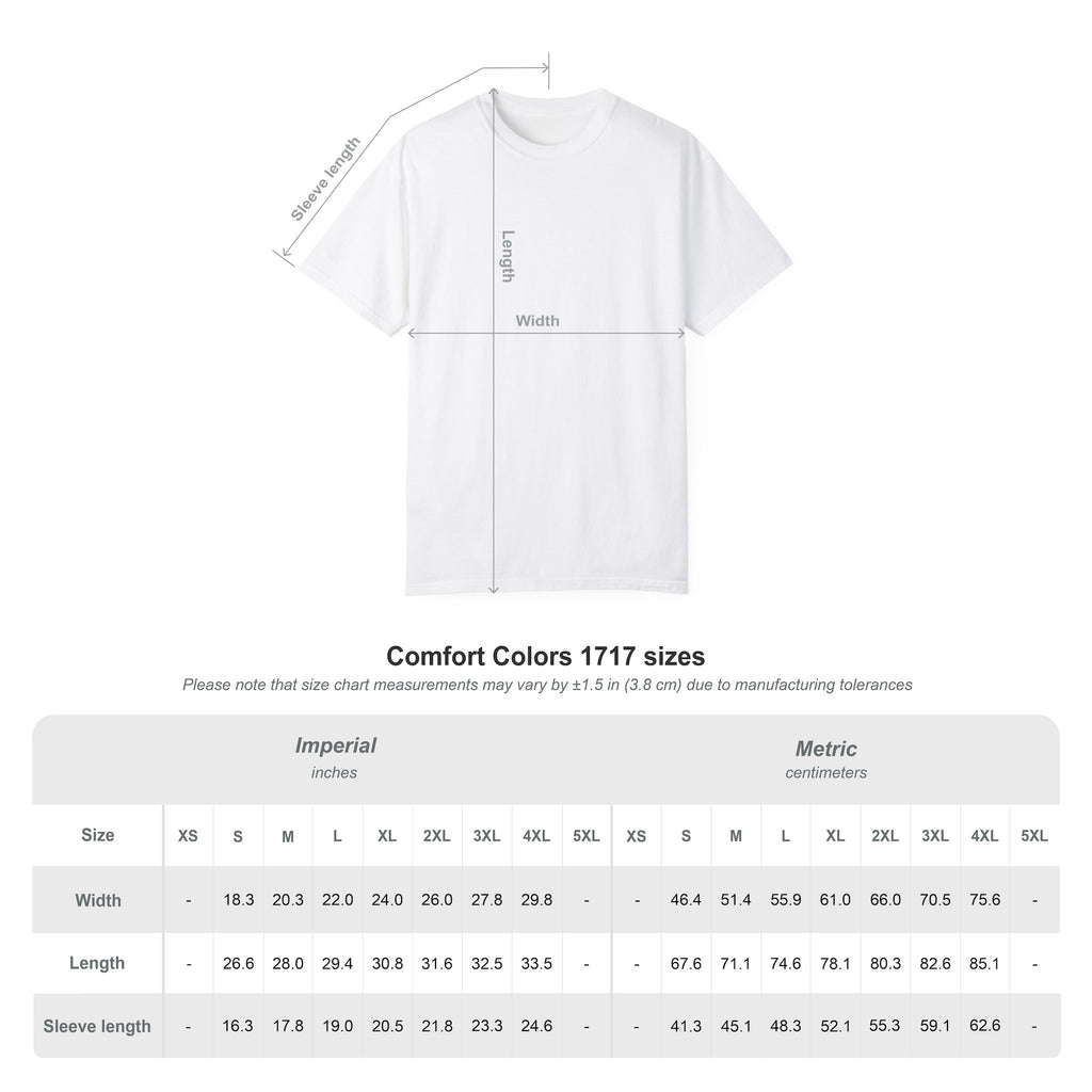 TW Unisex Garment-Dyed Tee - Comfort Colors 1717 Heavyweight Cotton