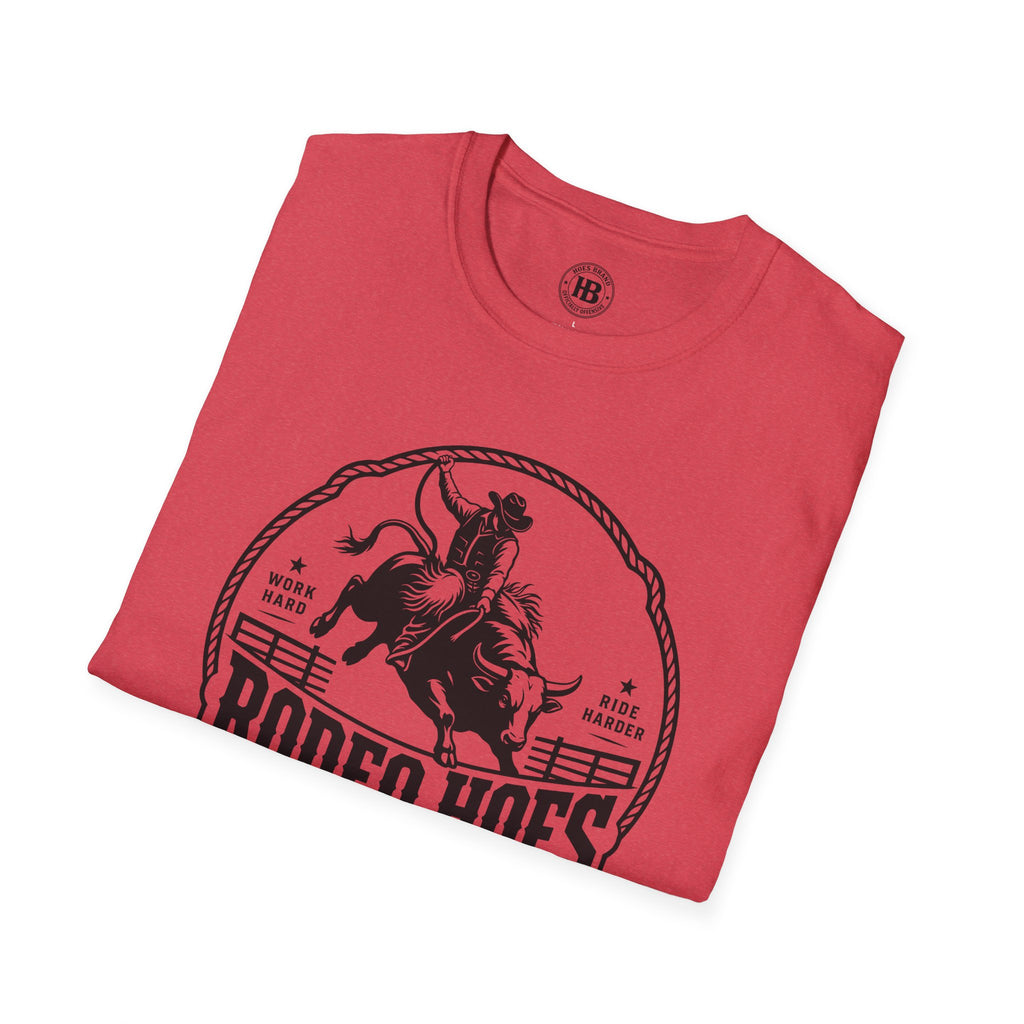 Rodeo Hoes Western Wear Front Only Tee – He Rides – Hoes Clothes