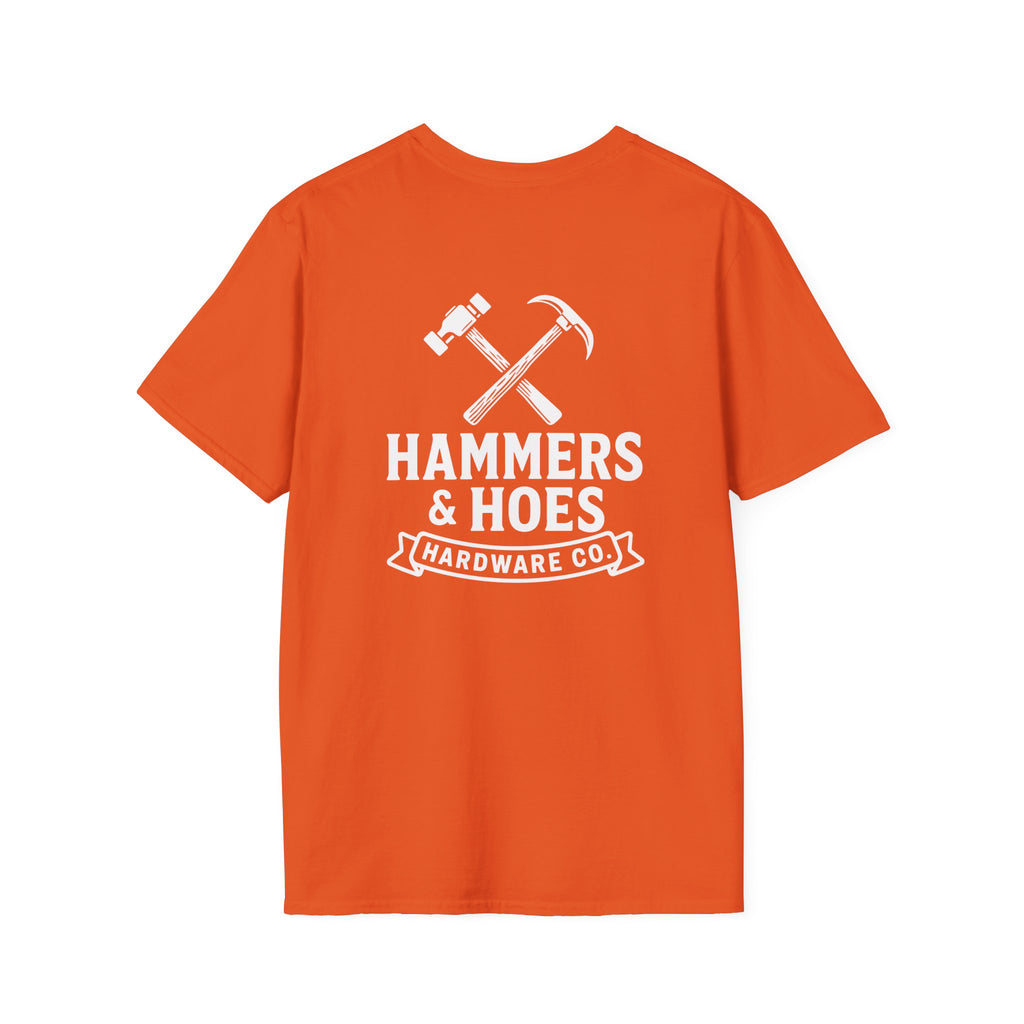 Hammers & Hoes Hardware Co. Front & Back Tee – Hoes Clothes