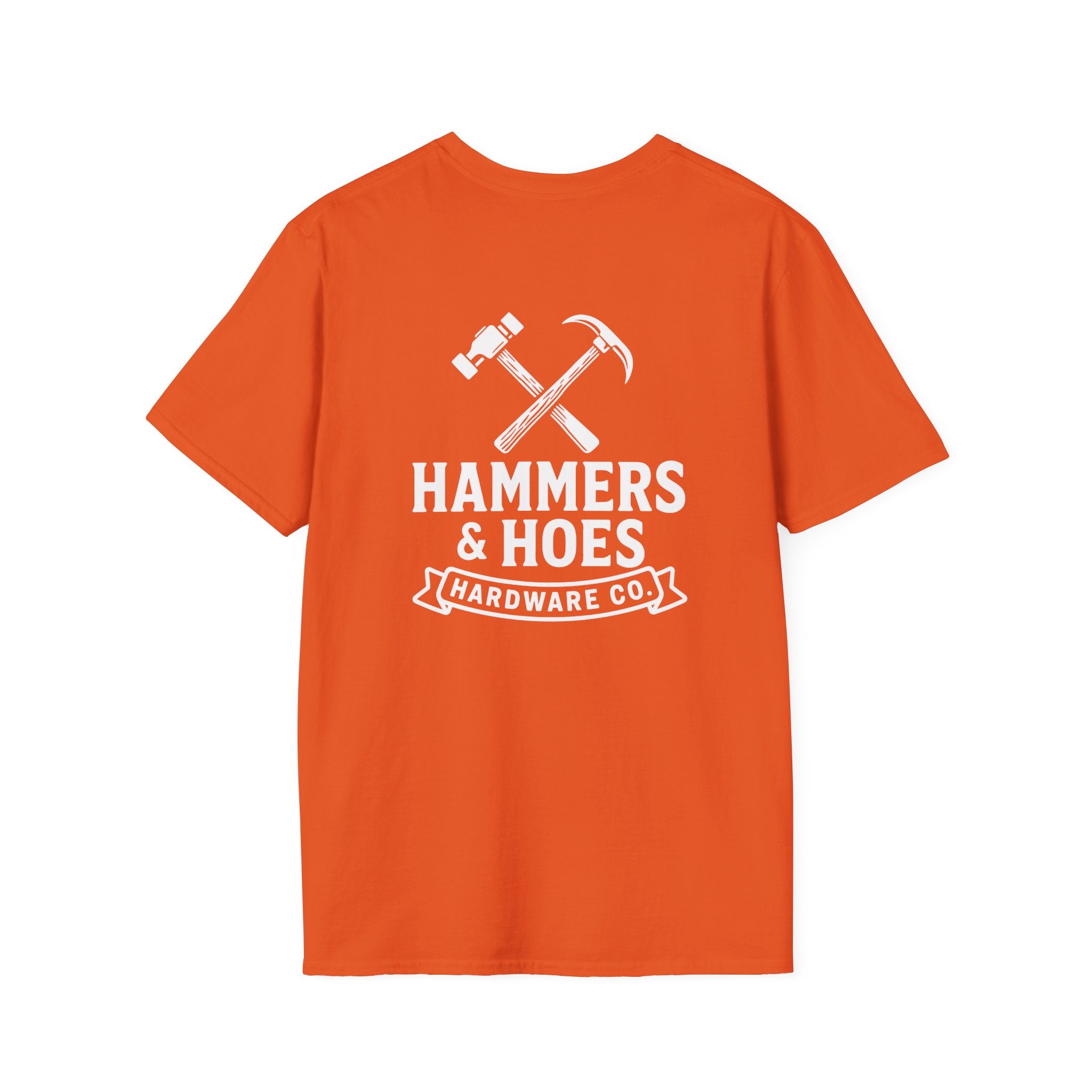 Hammers & Hoes Hardware Co. Front & Back Tee – Hoes Clothes