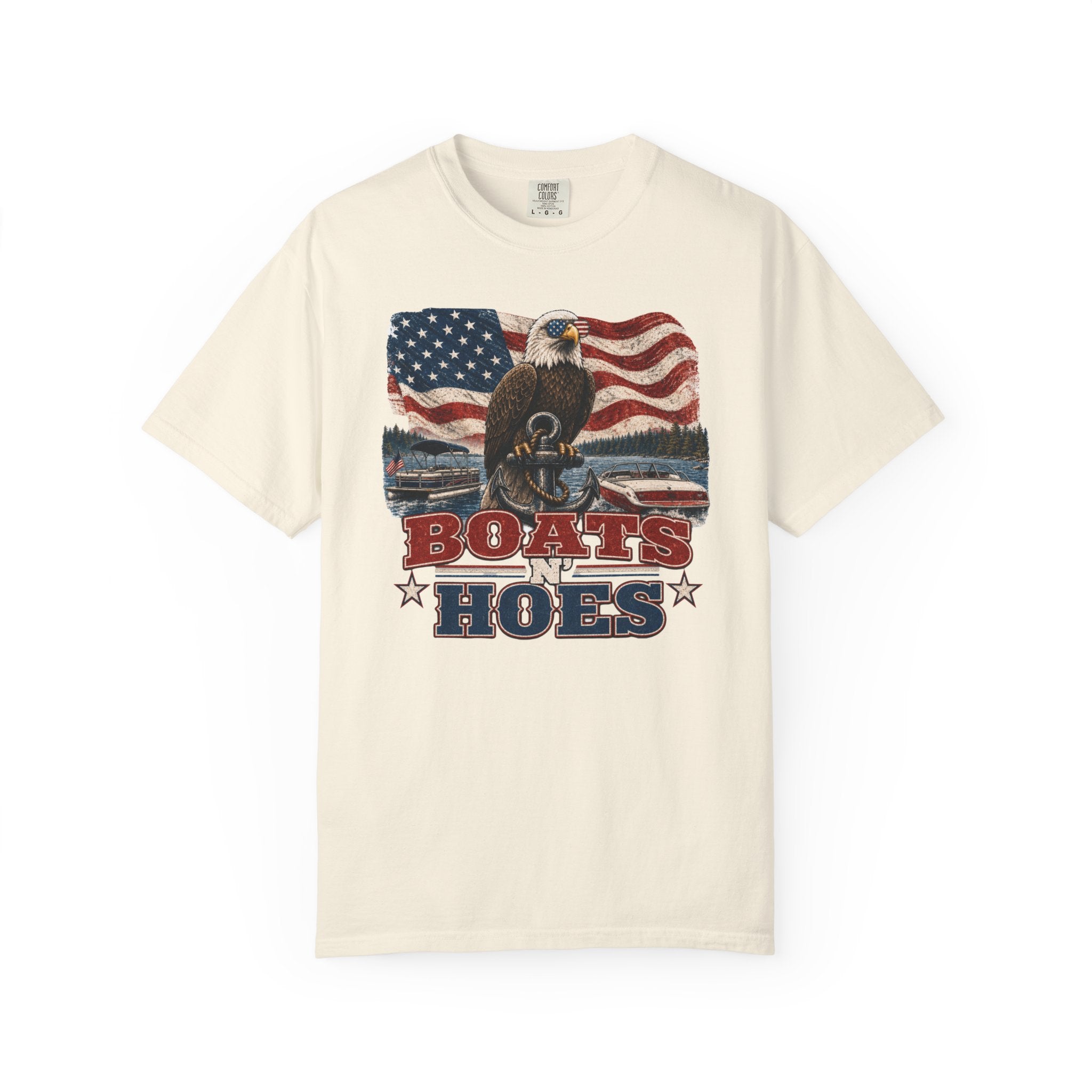 Boats and Hoes Patriotic Shirt
