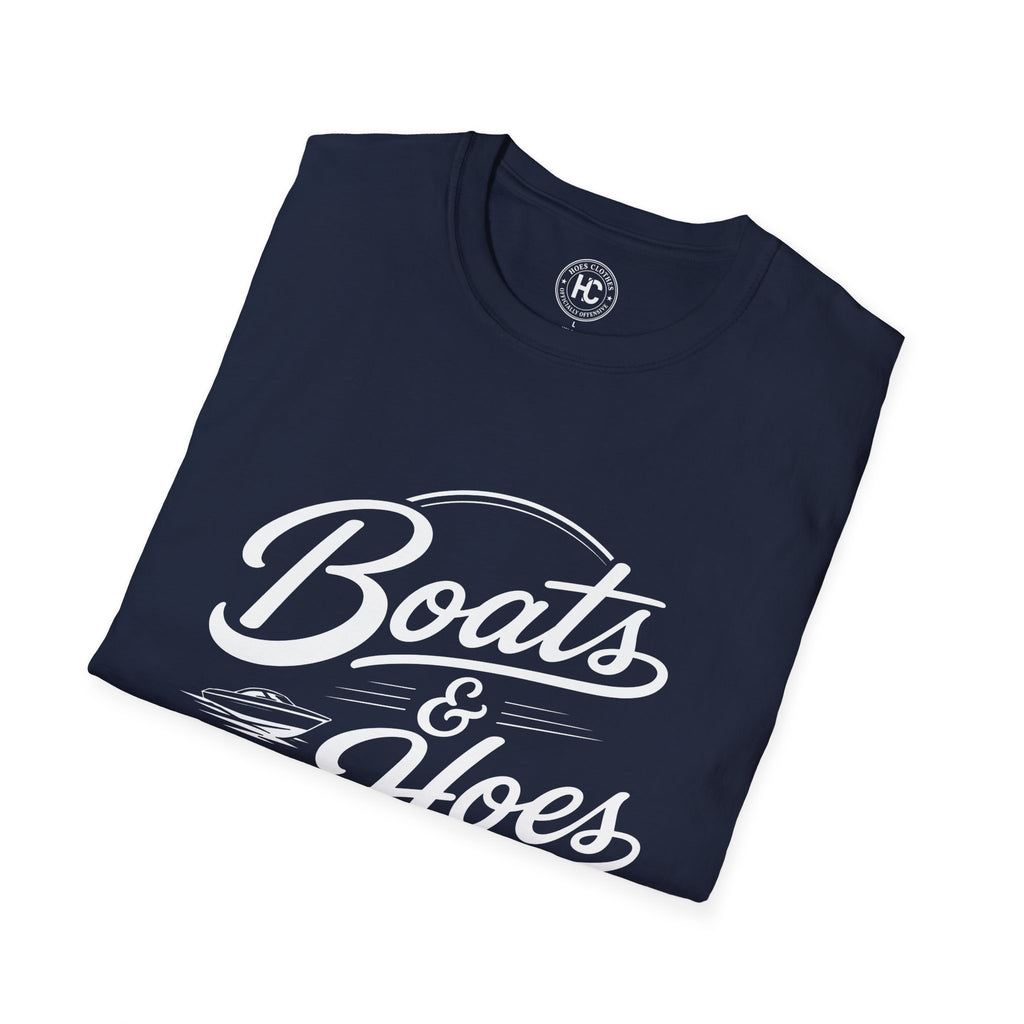 Boats and Hoes Retro Front Only Tee – Hoes Clothes