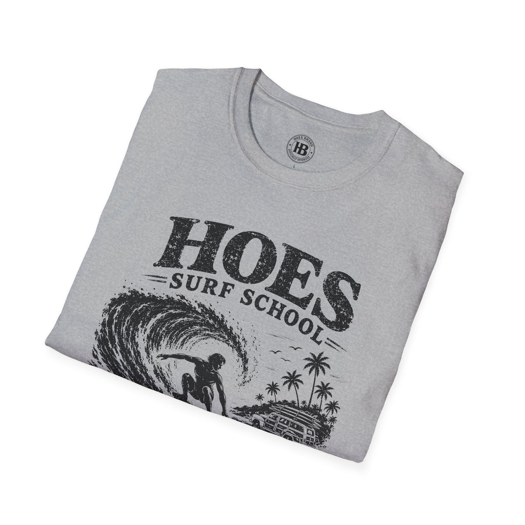 Hoes Surf School Tee – He Rides – Hoes Clothes