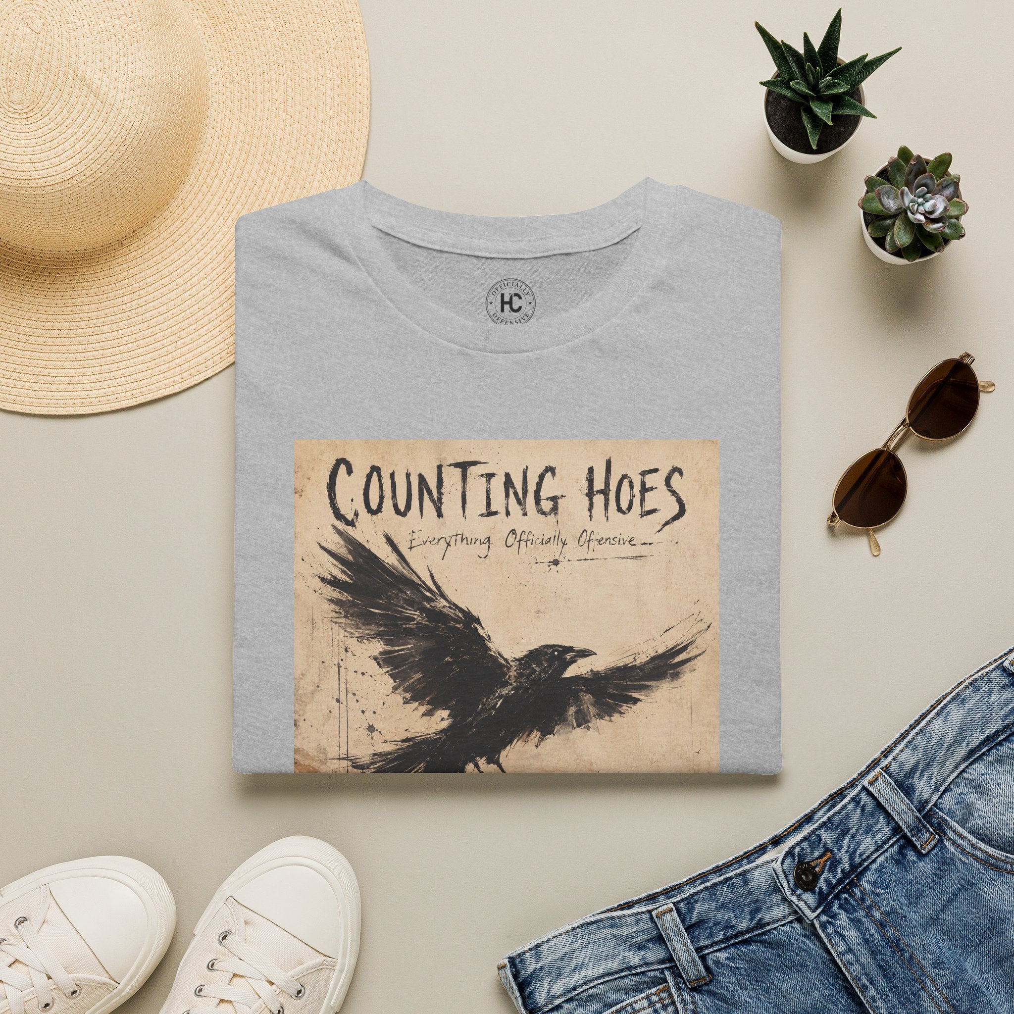 Counting Hoes Tee Front Only – Hoes Clothes