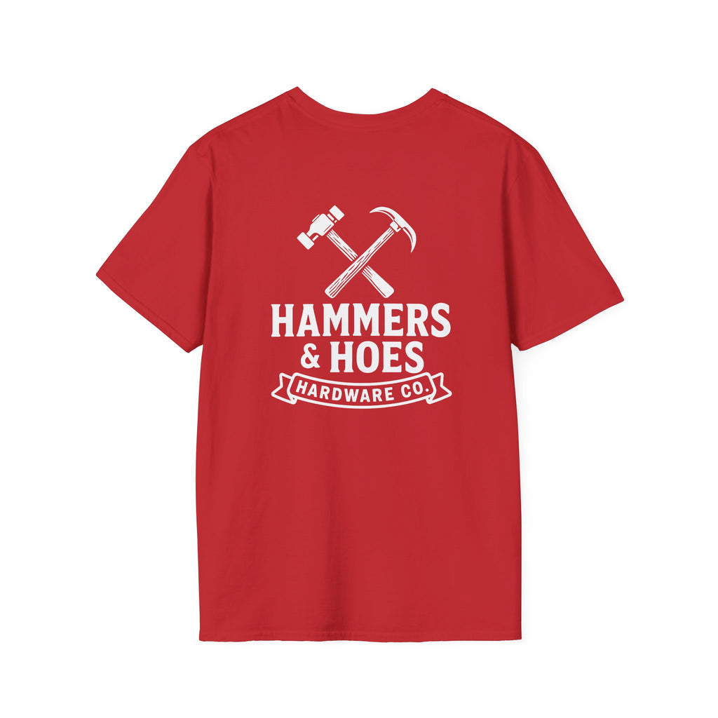 Hammers & Hoes Hardware Co. Front & Back Tee – Hoes Clothes
