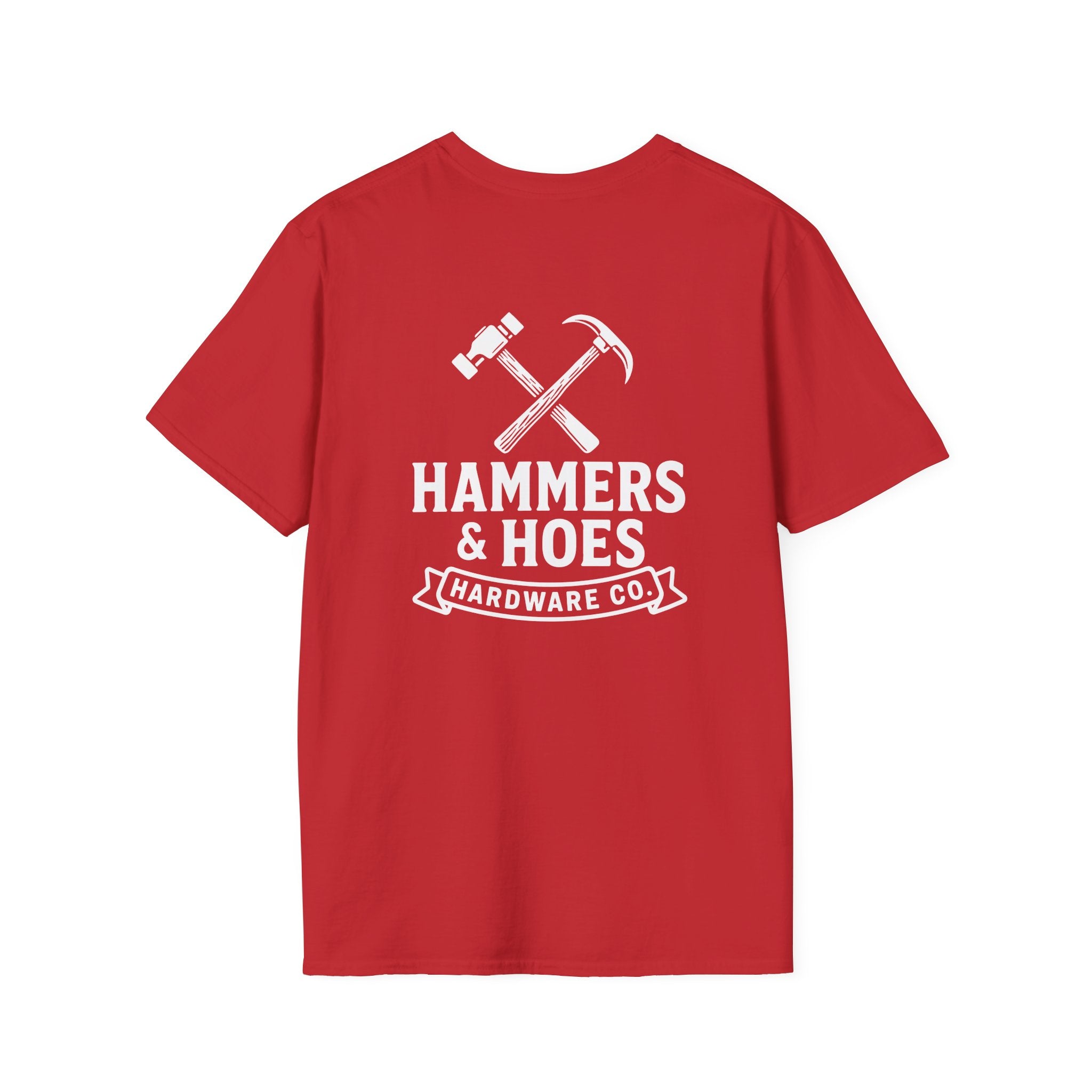 Hammers & Hoes Hardware Co. Front & Back Tee – Hoes Clothes