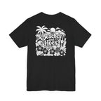 Beaches and Hoes B&W Left Chest Full Back Print Tee – Hoes Clothes