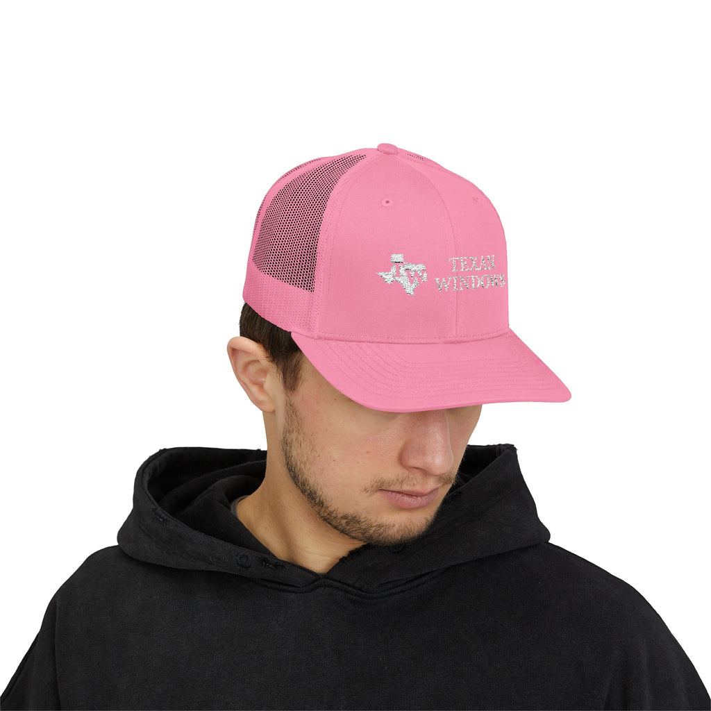 TW Logo Trucker Hat - Adjustable Snapback Mesh Cap
