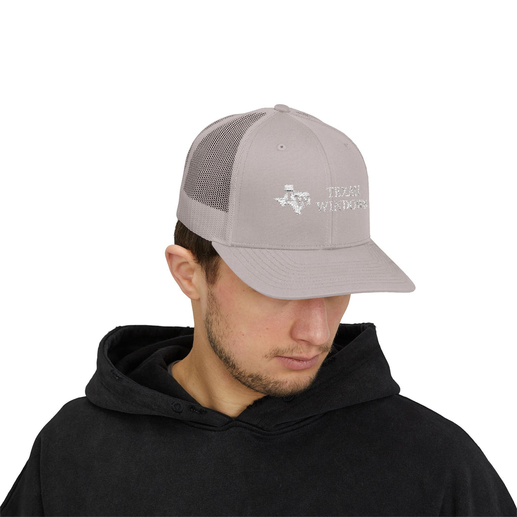 TW Logo Trucker Hat - Adjustable Snapback Mesh Cap