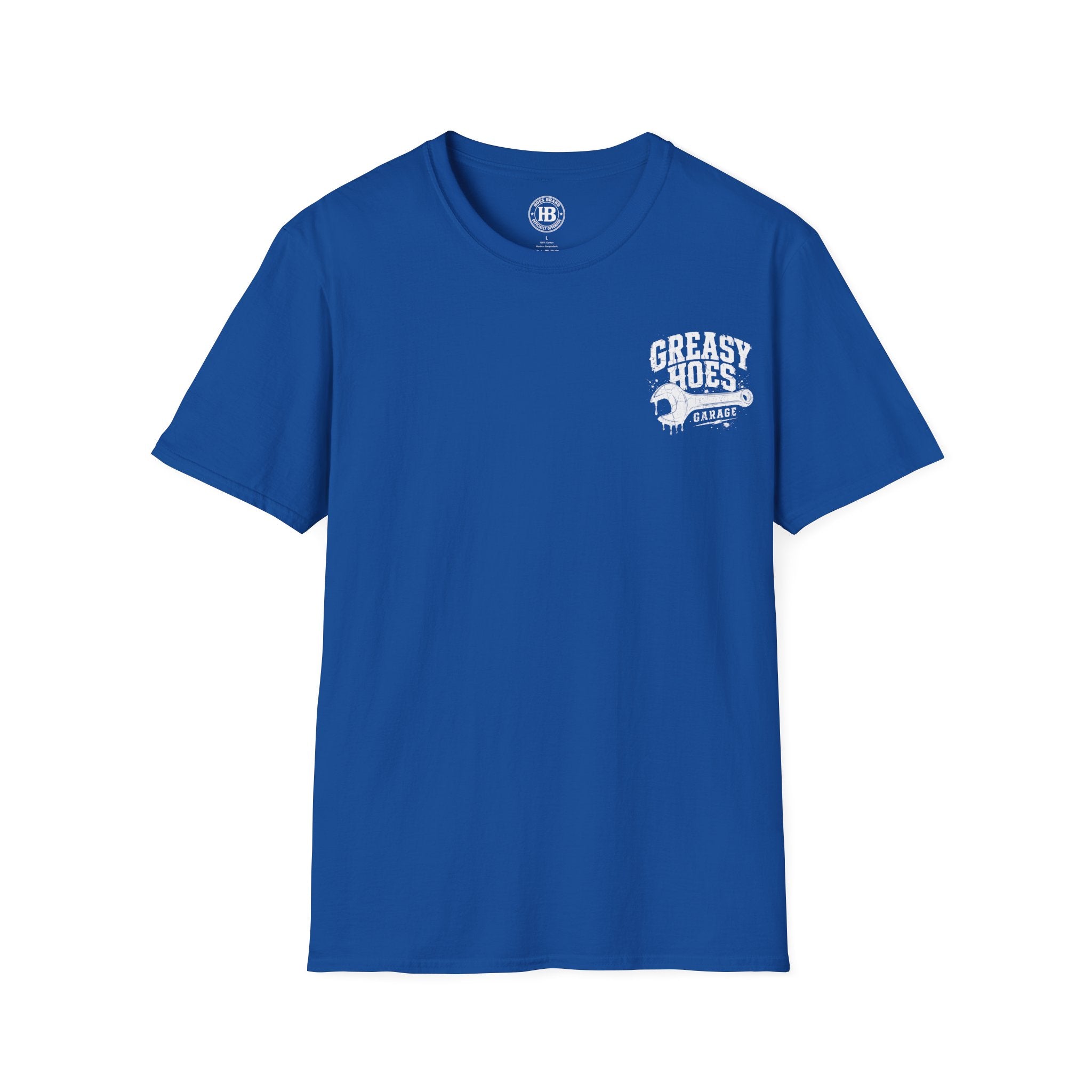Greasy Hoes Garage Front & Back Tee – Hoes Clothes