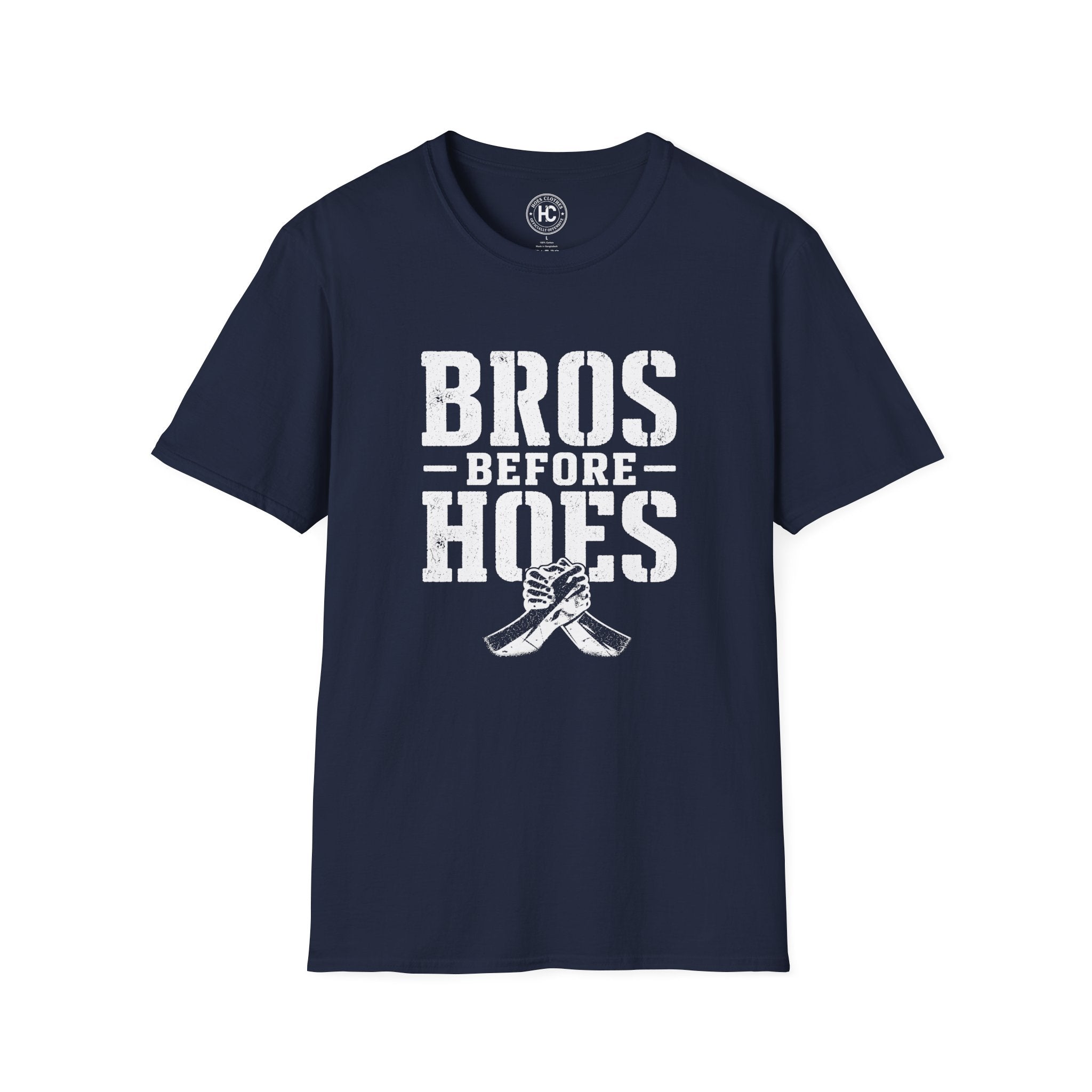 Bros Before Hoes Power Large Front Print Tee – Hoes Clothes