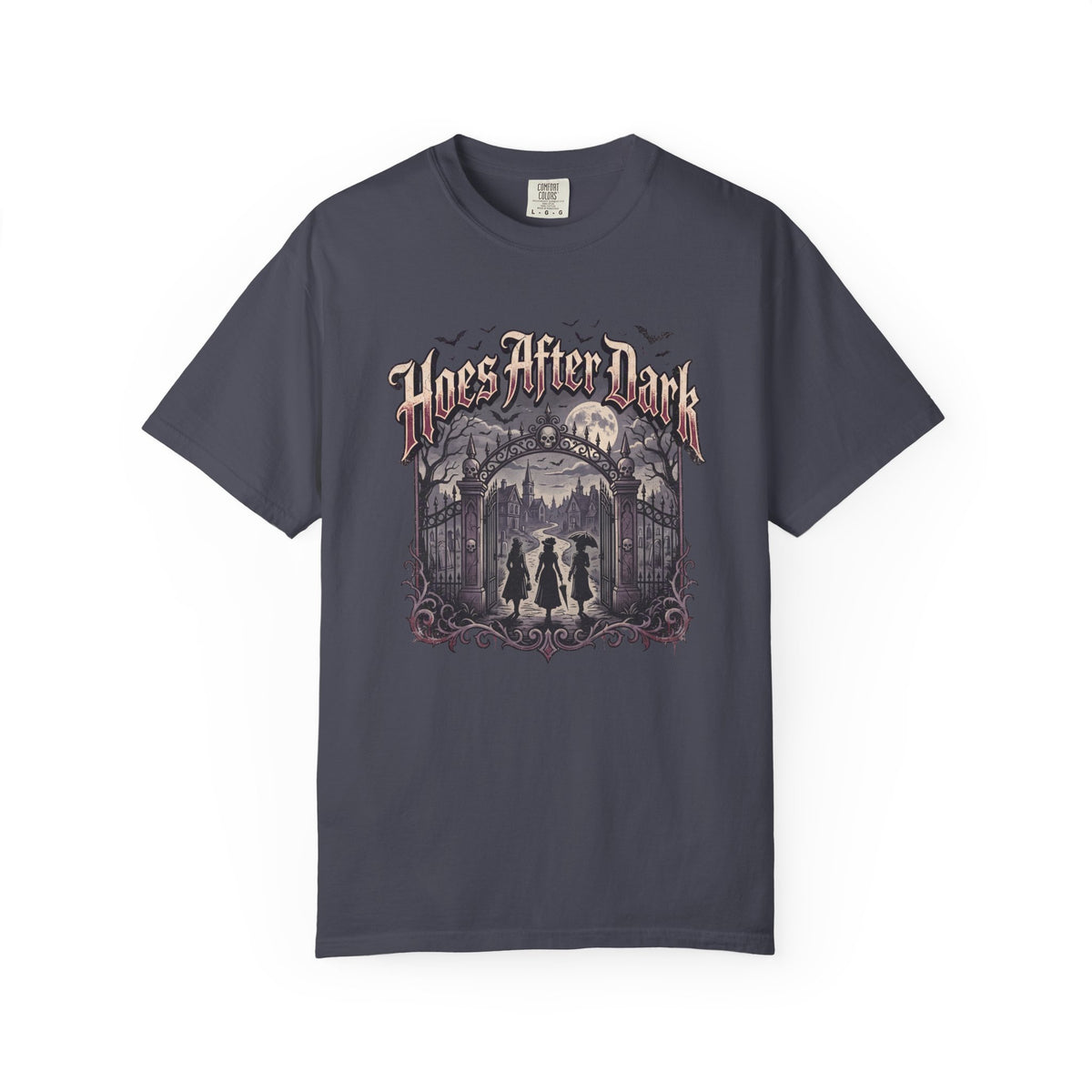 Hoes After Dark Gothic Halloween Tee