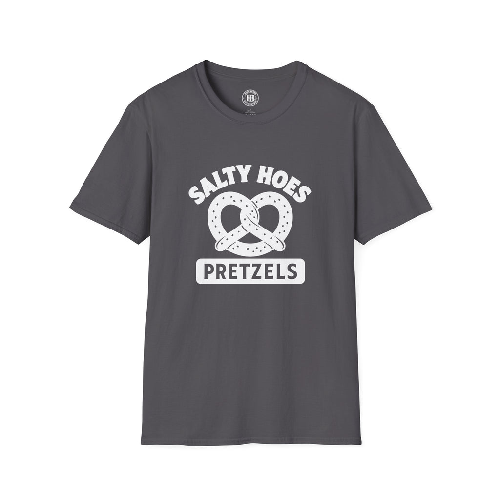 Salty Hoes Pretzels Front Only Tee – Hoes Clothes