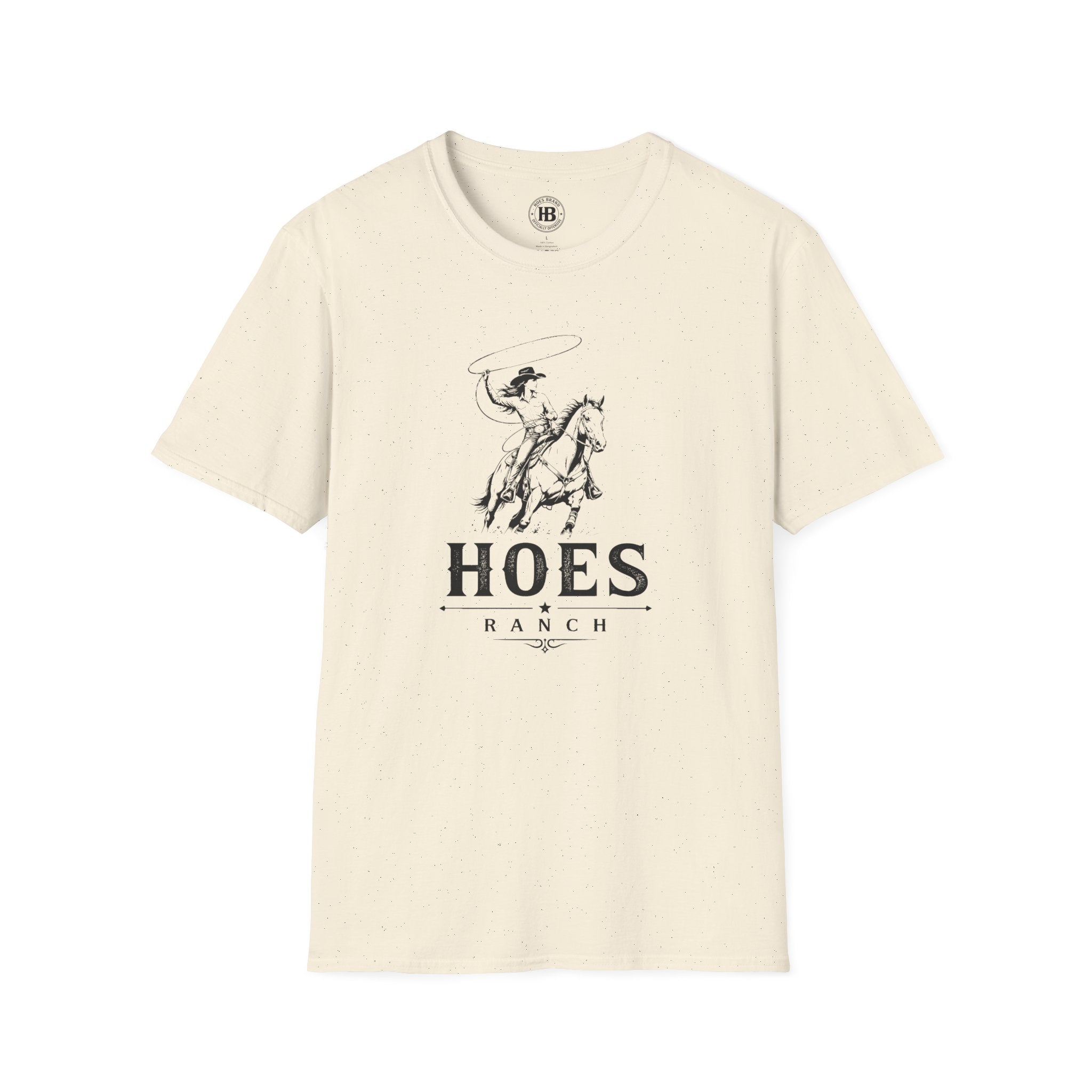 Hoes Ranch Front Only Tee – She Rides – Hoes Clothes