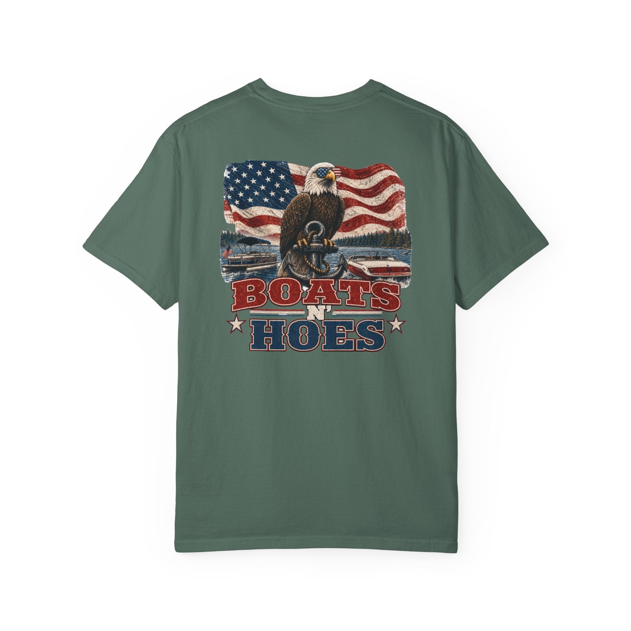 Boats and Hoes Patriotic Shirt