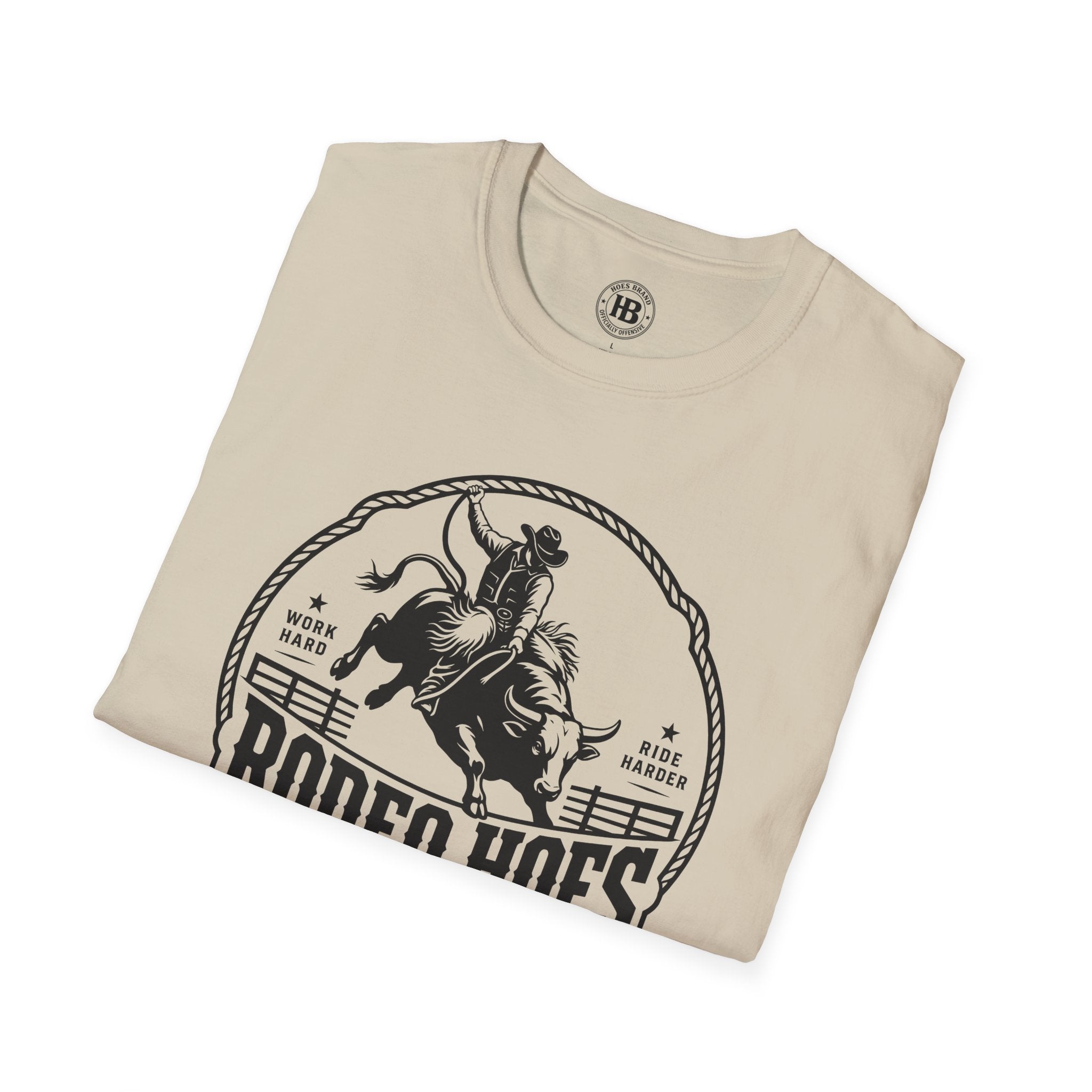 Rodeo Hoes Western Wear Tee – He Rides – Hoes Clothes