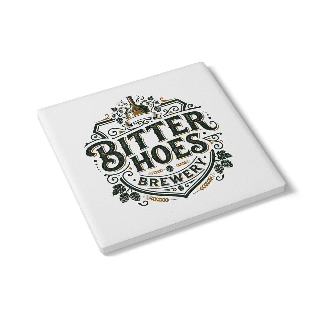 Bitter Hoes Brewery Ceramic Coaster