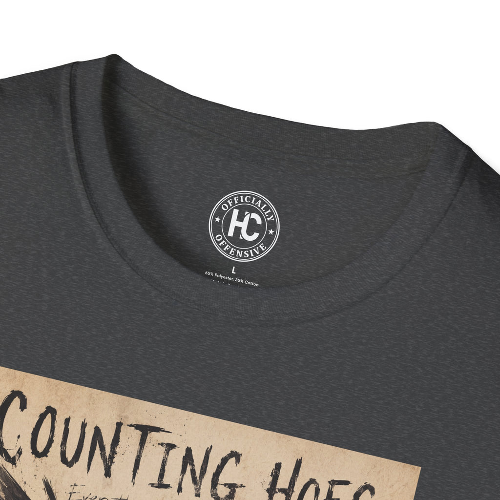 Counting Hoes Tee Front Only – Hoes Clothes